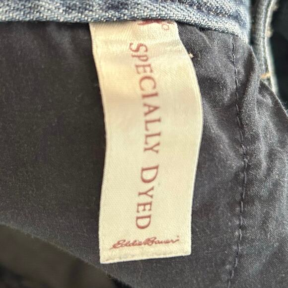 Eddie Bauer Women Wide Leg Denim Jeans Blue Classic Preppy Fall Size 32”x29” - Picture 7 of 7